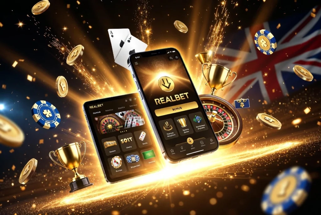 Gadgets with REALBET website